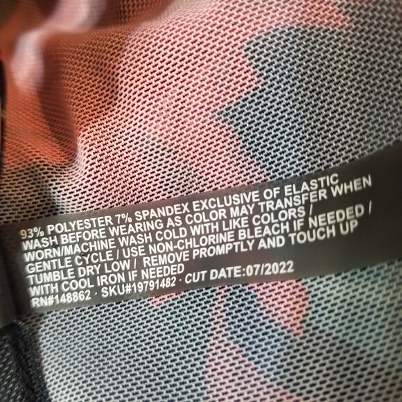 TORRID Women's Multicolor Floral Smock Waist Swim Coverup Dress Size Plus 3/3X. - Picture 9 of 10